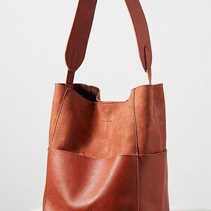 Anthropologie slouchy leather bag